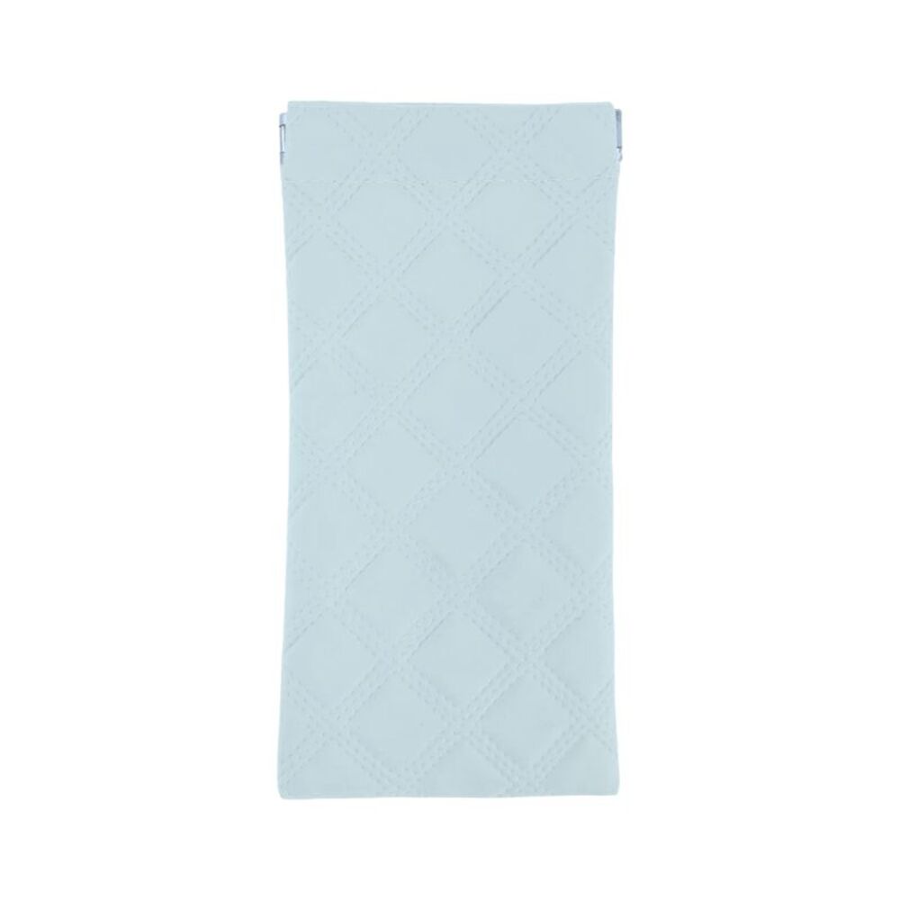 Portable Squeeze Top Eyeglass Pouch Blue